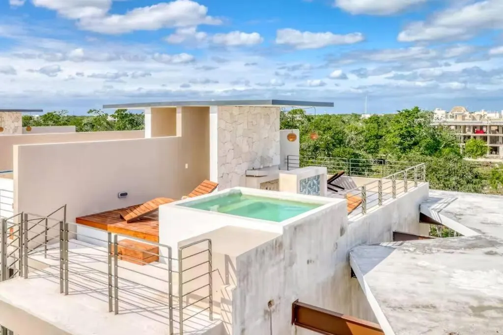 308 Amena Modern Penthouse W/Gym And Private Pool&Rooftop Appartement Tulum Pueblo 0*,  Mexico