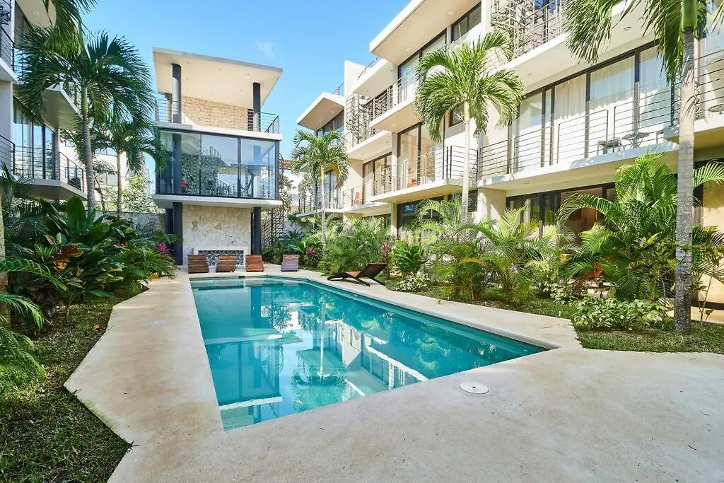 308 Amena Modern Penthouse W/Gym And Private Pool&Rooftop Apartment Tulum