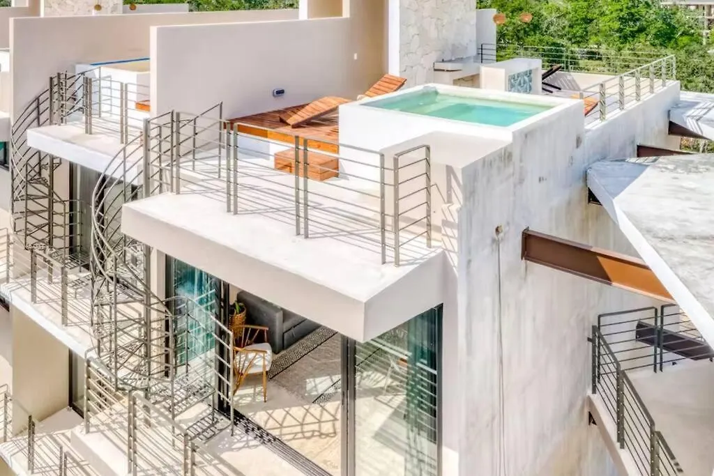 308 Amena Modern Penthouse W/Gym And Private Pool&Rooftop Apartment Tulum